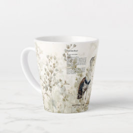 Prachtige handgeschilderde grote Indiase bustardvo Latte Mok