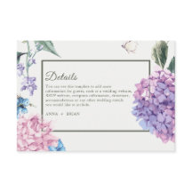 Prachtige Handgeschilderde Hydrangea Bloemenbruilo