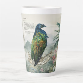 Prachtige handgeschilderde Nicobar Pigeon Latte Mo Mok