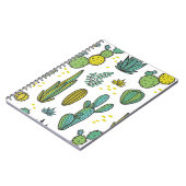Prachtige handgetrokken cacti abstracte natuurlijk notitieboek (Linkerzijde)