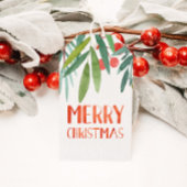 Prachtige handtas met briefbelasting Waterverf Ber Cadeaulabel