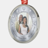 Prachtige hart diamanten, bruiloft FOTO Ornament (Links)