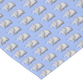 Prachtige hartballonnen Elephants Baby Boy Nursery Korte Tafelloper (Hoek)