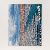 Prachtige havenstad Marseille, Frankrijk Legpuzzel (Verticaal)