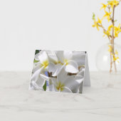 Prachtige Hawaiiaanse Plumeria Note Kaart (Gele Bloem)