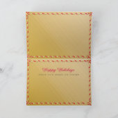 Prachtige HD-Afbeelding kerstKaart Feestdagen Kaart (Binnen)