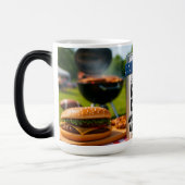 Prachtige Heat-Change Mok 11/15oz Witte Magische M (Links)