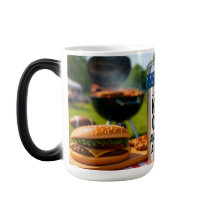 Prachtige Heat-Change Mok 11/15oz Witte Magische M