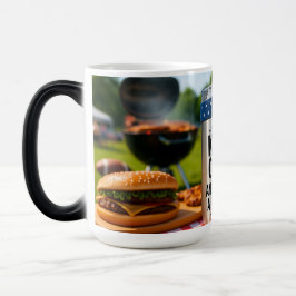 Prachtige Heat-Change Mok 11/15oz Witte Magische M