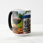 Prachtige Heat-Change Mok 11/15oz Witte Magische M (Voorkant links)