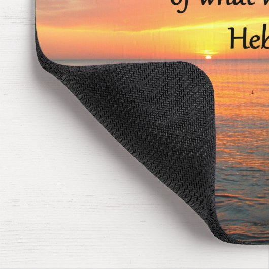 PRACHTIGE HEBREEËN 11:1 ZONSOPGANG ONTWERP MUISMAT (Hoek)