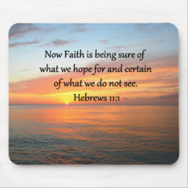PRACHTIGE HEBREEËN 11:1 ZONSOPGANG ONTWERP MUISMAT