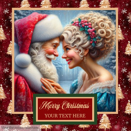 Prachtige heer en mevrouw Claus Cranberry Badhandd Bad Handdoek