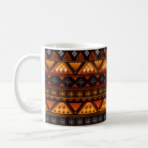 Prachtige, heldere Aztec-patroon met meerdere kleu Koffiemok