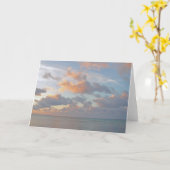 PRACHTIGE HEMEL EN WOLKEN BOVEN HET CARIBISCH GEBI KAART (Gele Bloem)