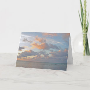 PRACHTIGE HEMEL EN WOLKEN BOVEN HET CARIBISCH GEBI KAART