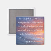 prachtige hemelbijbelse negroïde oesosians 2:8-10 magneet (Voorkant / Achterkant)