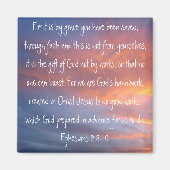 prachtige hemelbijbelse negroïde oesosians 2:8-10 magneet (Voorkant)