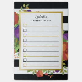 Prachtige Herfst Bouquet - Aangepaste naam om lijs Post-it® Notes