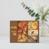 Prachtige Herfst Briefkaart van uw staat (Staand voorkant)