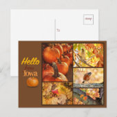Prachtige Herfst Briefkaart van uw staat (Voorkant / Achterkant)