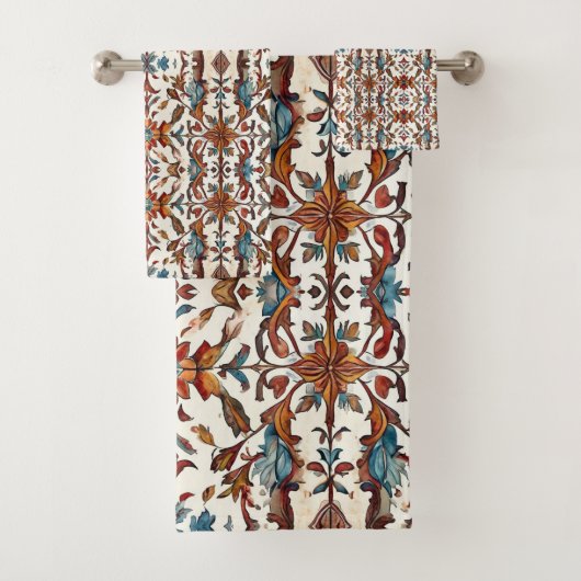 Prachtige Herfst en blauw Bad Handdoek (Insitu)