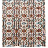 Prachtige Herfst en blauw Douchegordijn (Voorkant)