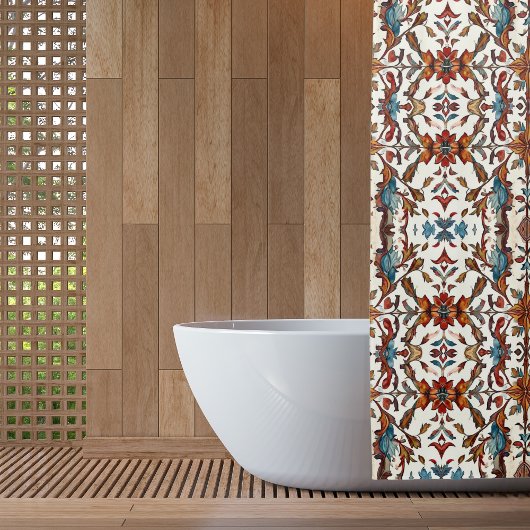 Prachtige Herfst en blauw Douchegordijn