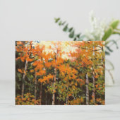 Prachtige herfst Esdoorns Schilderij Colorado (Staand voorkant)