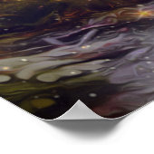 Prachtige herfst fantasie kunst bos pad poster (Hoek)