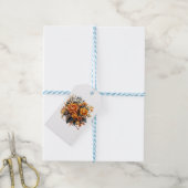 Prachtige Herfst Floral Cadeaulabel (Met Touw)