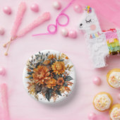 Prachtige Herfst Floral Papieren Kommen (Feest)