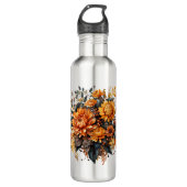 Prachtige Herfst Floral Waterfles (Voorkant)
