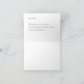 Prachtige Herfst Foliage & Flowers Bedankkaart (Binnen)