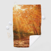 Prachtige herfst golfhanddoek (Insitu)