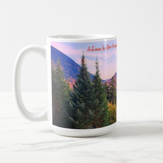 Prachtige herfst in New Hampshire Koffiemok (Links)