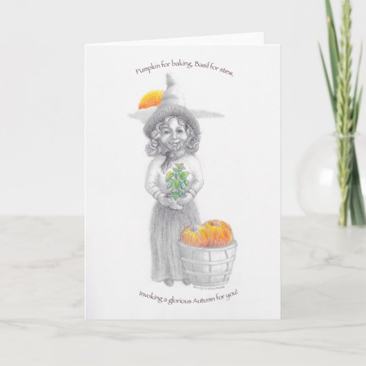 Prachtige herfst kaart (Voorkant)