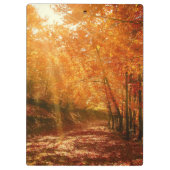 Prachtige herfst klembord (Achterkant)