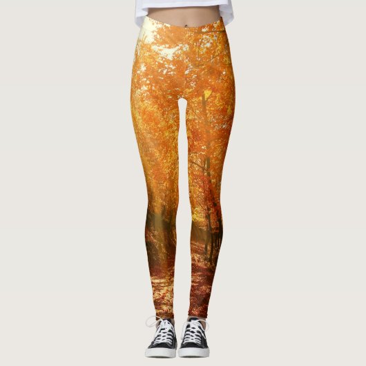 Prachtige herfst leggings (Voorkant)