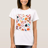 Prachtige herfst Pattern T-Shirt (Voorkant)
