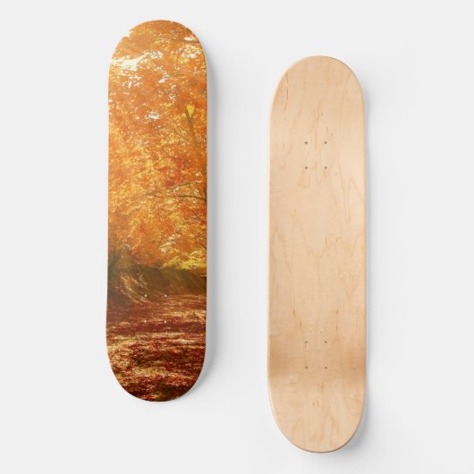 Prachtige herfst persoonlijk skateboard (Voorkant)