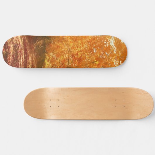 Prachtige herfst persoonlijk skateboard (Horizontaal)