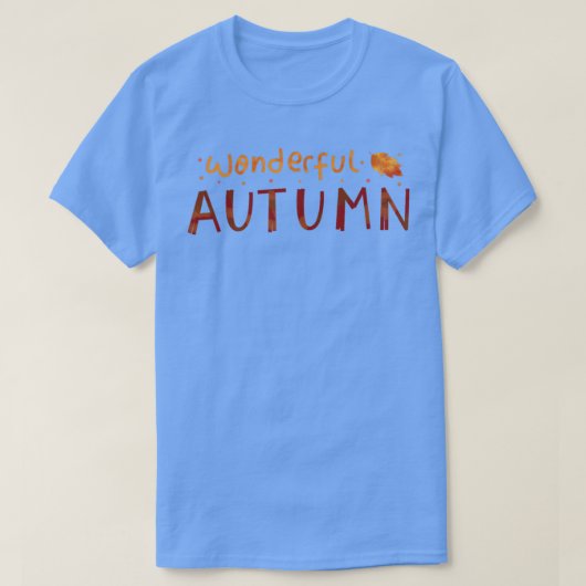 Prachtige herfst Positief Mind Inspirerend Citaat T-shirt (Design voorkant)