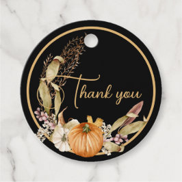 Prachtige Herfst Pumpkin Arrangement DANK U Bedankjes Labels