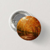 Prachtige herfst ronde button 3,2 cm (Voorkant /achterkant)