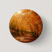 Prachtige herfst ronde button 3,2 cm (Voorkant)