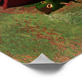 Prachtige herfst Rozen Poster (Hoek)