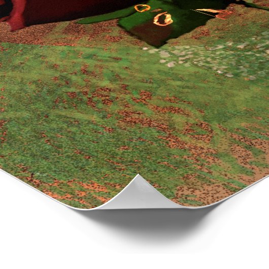 Prachtige herfst Rozen Poster (Hoek)