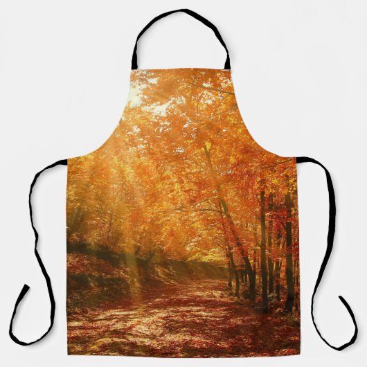 Prachtige herfst schort (Voorkant)