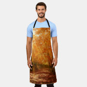 Prachtige herfst schort (Gedragen)